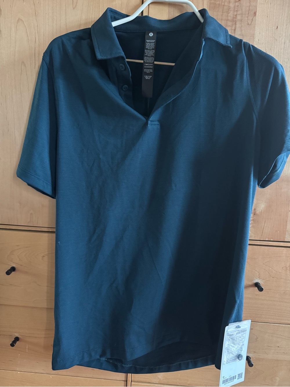 lululemon athletica Men’s Navy Evolution Short-Sleeve Polo
